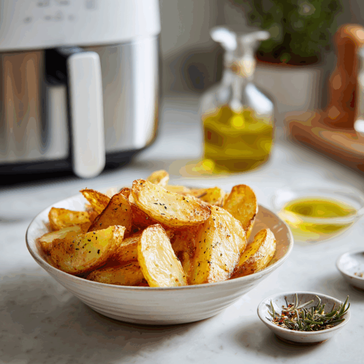 aardappelschijfjes uit de airfyer