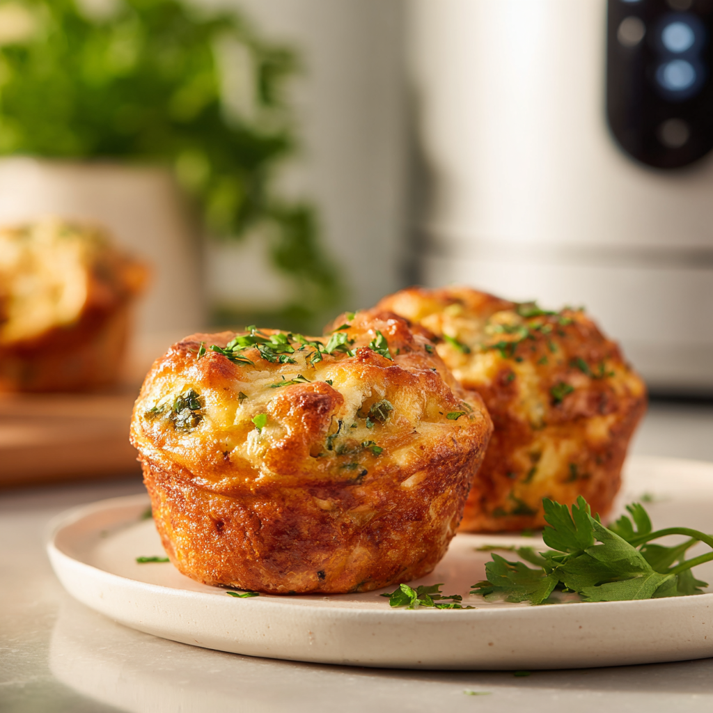 Ei muffin uit de Airfryer