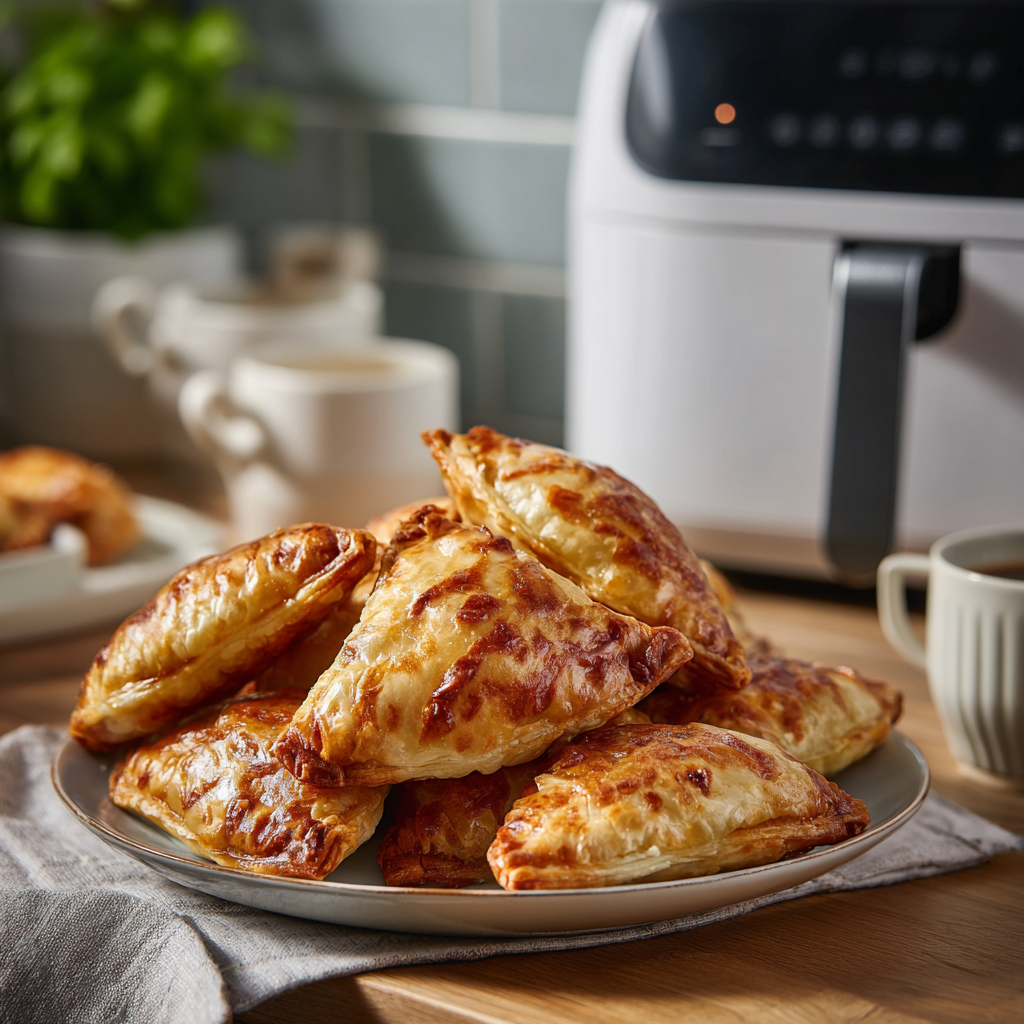 Eindgerecht Bladerdeeghapjes uit de Airfryer