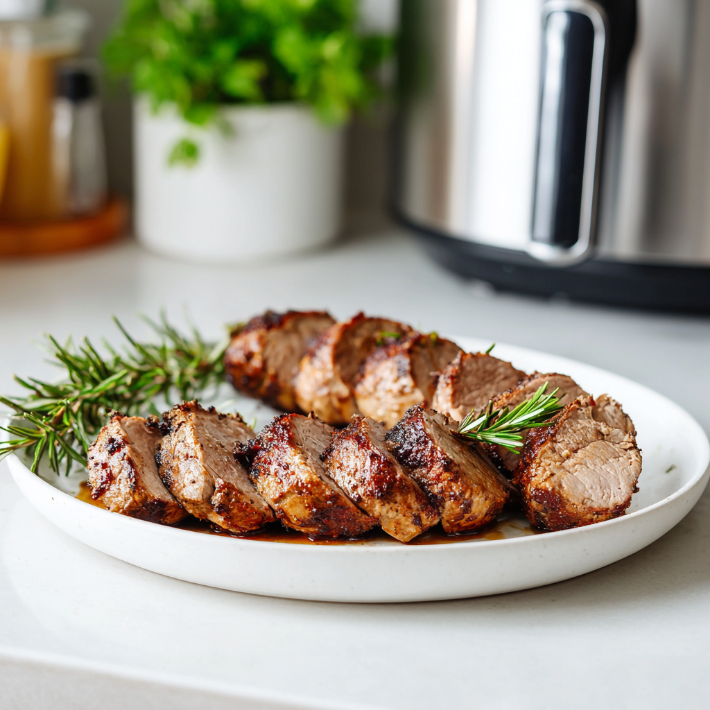 Varkenshaas uit Airfryer