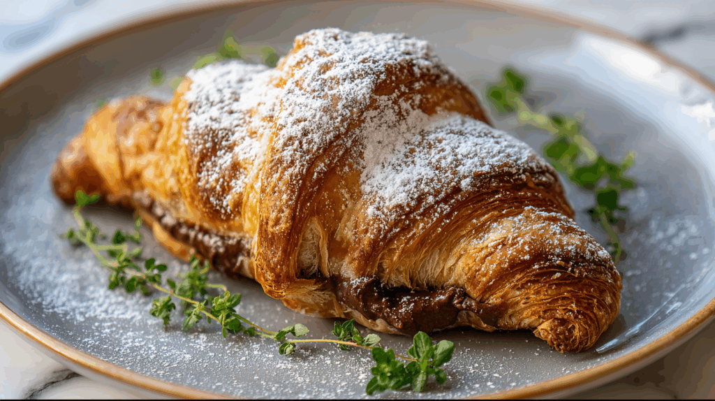 Croissant met Nutella (airfryer)